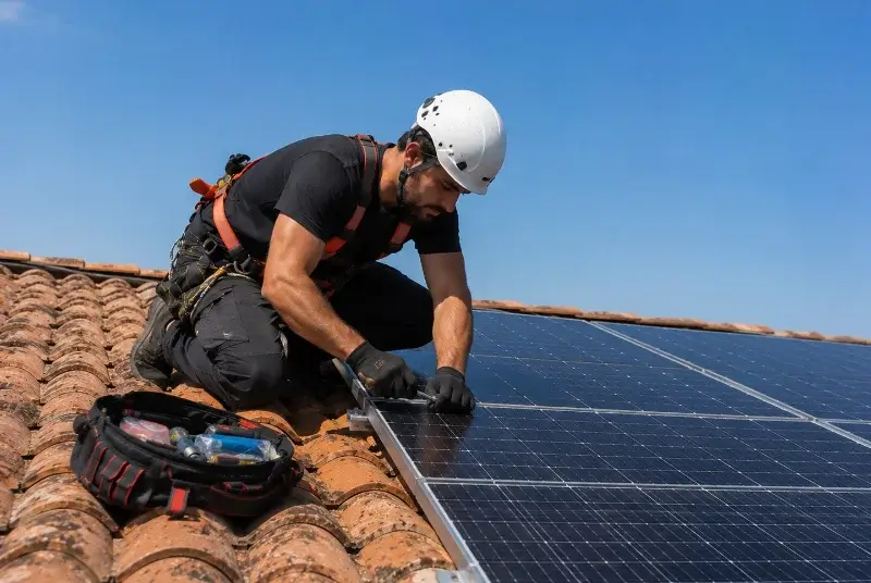 Maintenance et monitoring de panneaux solaires à Bormes-les-Mimosas